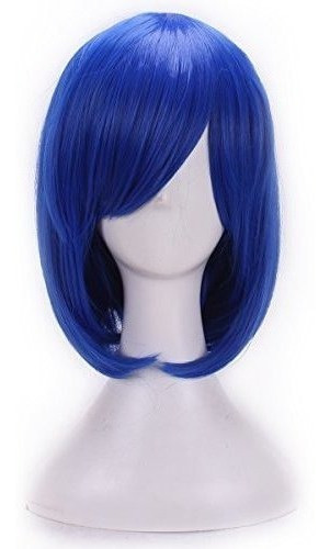 Aneshe 12 Peluca De Pelo Corto Y Recto Anime Cosplay