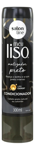  Condicionador Matizador Cor Preto Meu Liso Salon Line 300ml