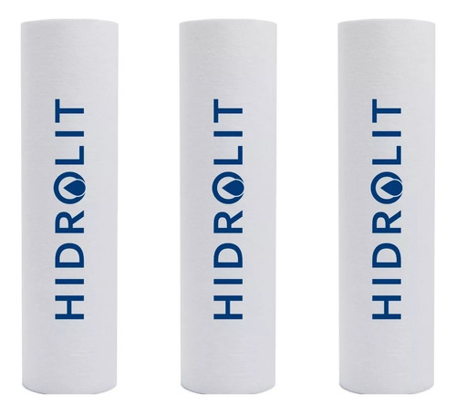 Filtro De Agua Repuesto Hidrolit Pack X3 Sedimentos 10x2.5 