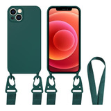 Case Com Alça Compatível Com iPhone 11 Silicone