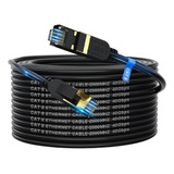 Cable Ethernet Gruciso Cat8:100 Pies, 26 Awg, 40 Gbps, 2000