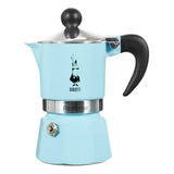 Cafetera Bialetti 5041 Rainbow, Azul Claro