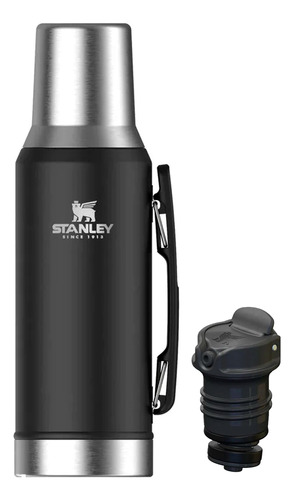 Termo Stanley Mate System Classic 1.2l Negro Pico Cebador 