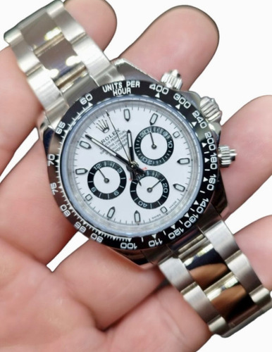 Reloj Compatible Con No Rolex Daytona Panda Steel