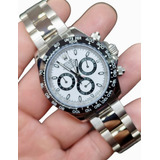 Reloj Compatible Con No Rolex Daytona Panda Steel