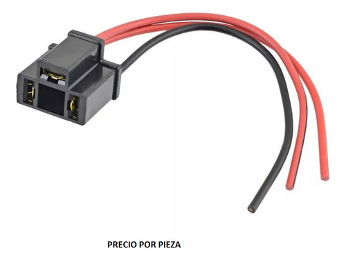 Conector H4 3 Pines Socket Autos Motos Maquinaria 1pieza 