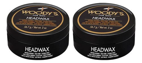 Woody's Pomada De Peinado De Cera Para Hombre, Sujecion Flex