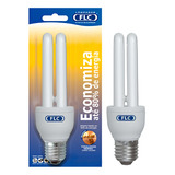 Lampada Eletrônica Ecoline 9w 2700k 490lm 220v E27 Flc