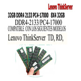 Kit De Memoria Ddr4 Ecc Reg 2133 4x8 32gb Lenovo Thinkserver