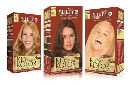 3x Silkey Key Kolor Clasica Tintura Kit Perfumesfreeshop!!!