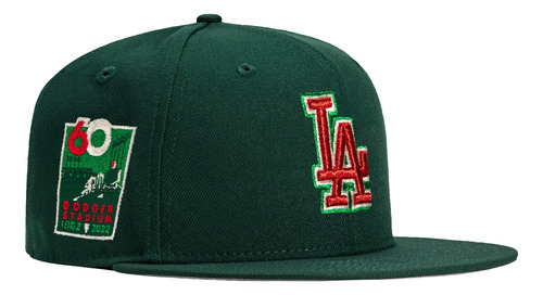 Gorra New Era 59fifty Los Angeles Dodgers Green Anniversary