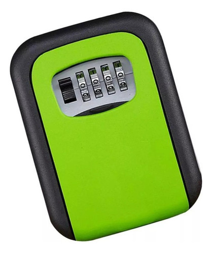 Caja De Seguridad Fuerte Metálica Para Llave Con Clave Color Verde