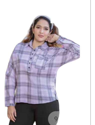 Blusa Camisa 2257 Vaquera Rodeo Texana Tallas Extras Plus