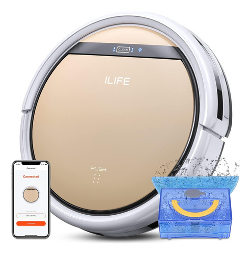 Ilife V V5s Pro Aspiradora Trapeadora Robot Color Dorado 100v/240v 20 W 