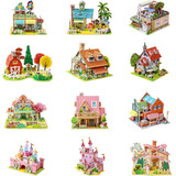 Set De Regalo Keentame 3d Puzzles Para Niños Diy Jigsaw Toys