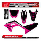 Kit Calcos Grafica Para Crf 230 Con Kit Biker -- Gruesas!!