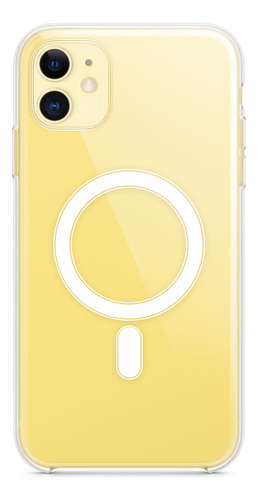 Capa Transparente Compatível Com iPhone 11 12 Magnético Safe