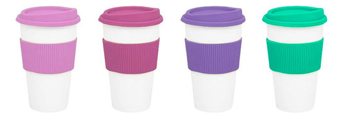 2 X 1 Vaso Térmico Starbucks Mug Tapa Faja 300 Ml