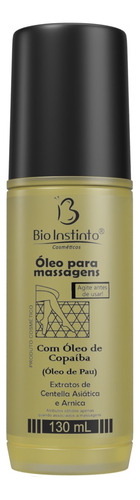 Kit 12 Unidades Óleo Massagem Copaíba 130ml Bio Instinto