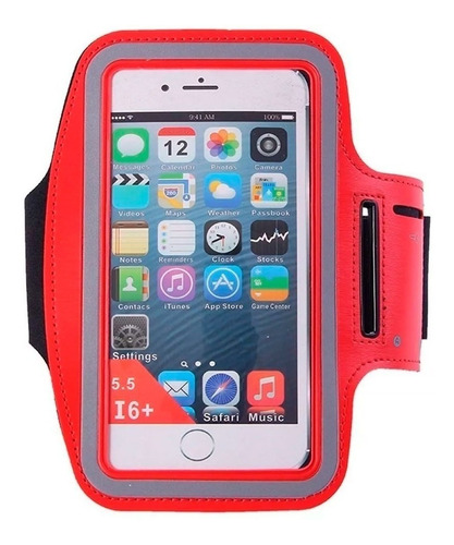 Brazalete Funda Porta Celular Llave Deportes Correr Running