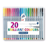 Staedtler Triplus Microfibras X 20 Estuche Plastico