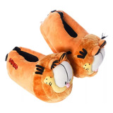 Pantufa Garfield 3d Pelucia Solado Borracha Licenciado Zc