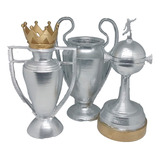 Colección De Trofeos De Futbol En Plástico 16cm 3d