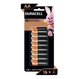 Pilha Duracell Alcalina Palito Aaa Econopack Com 16 Unidades