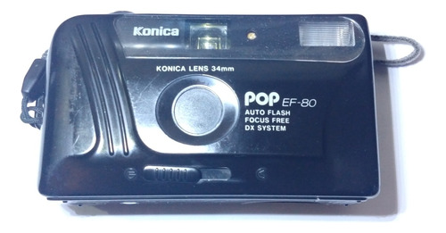 Camara Analogica Rollo 35mm Konica Pop Ef-80 Vintage Colecci