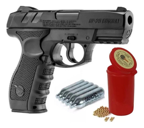 Pistola Gamo Gp20 Aire Comprimido Gas.+1500 Balines +5 Co2