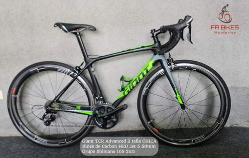 Bicicleta Giant Tcr Con  Rines De Carbon Hed Y Potenciometro