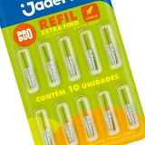 Cartela Com Refil Para Escova Interdental C/10 Unid Jadepro