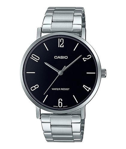 Reloj Casio Mtp-vt01d-1b2 Acero, Elegante, Preciso