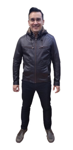 Campera Cuero Modelo Ricky Envíos Fábrica Guns Leather 