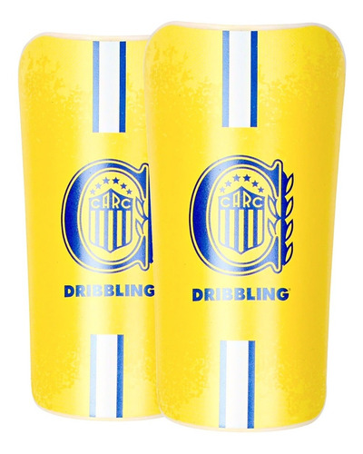 Canilleras Rosario Central Futbol Hockey Adultos Drb Oficial