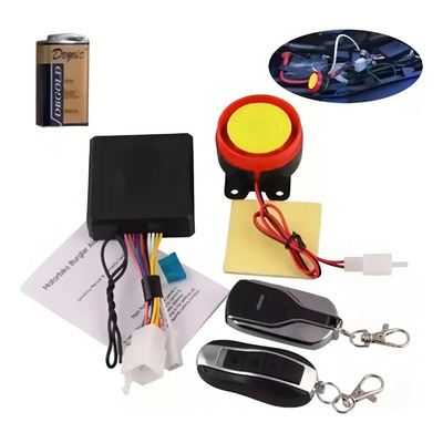 Alarma Moto 12V Taikula TKL564 Control Remoto Sirena 125dB Impermeable | MercadoLibre