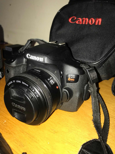 Câmera Cânon T6i + 50mm + Flash