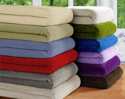 Manta De Casal Microfibra Cores Lisas Cobertor Melhor Preços