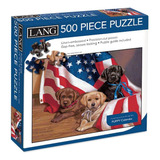 Lang - Rompecabezas De 500 Piezas - Cachorro Americano, Obra
