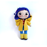 Coraline Muñeca Amigurumi Tejida A Crochet 18 Cm