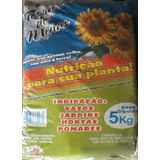 Terra Vegetal Adubada Preta Preparada 5 Kg