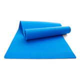 Tapete Portátil Yoga Pilates Fitness Ejercicio Relajación Color Azul