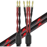 K4b-2b Cable De Altavoz Bifilar (2 Conectores Tipo Banana - 