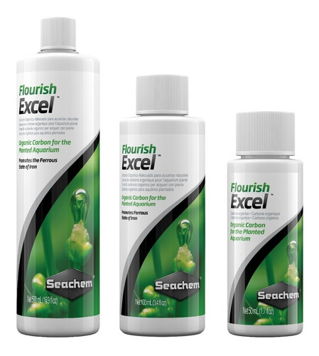 Seachem Flourish Excel 250ml Co2 Líquido Plantado Polypteram