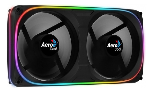 Ventilador Aerocool Astro 24 Rgb, Compatible Con Gpu, Led Rgb