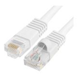 Cabo De Rede  Ethernet Lan Rj45 Cat5e  - 50 Metros - Branco