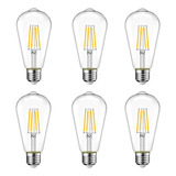 Bombilla Led Edison Vintage Regulable 40w, E26, 400 Lm,