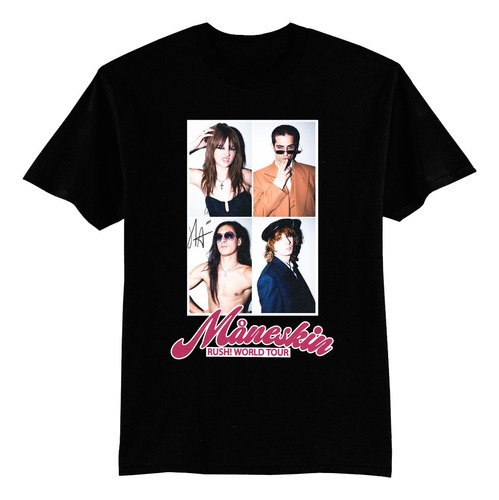 Playera Maneskin Rush World Tour