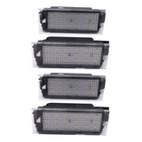 Luz Led Para Matrícula De Coche, 4 Unidades, Para Megane 2 C