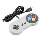 Controlador Snes Com Cabo Usb